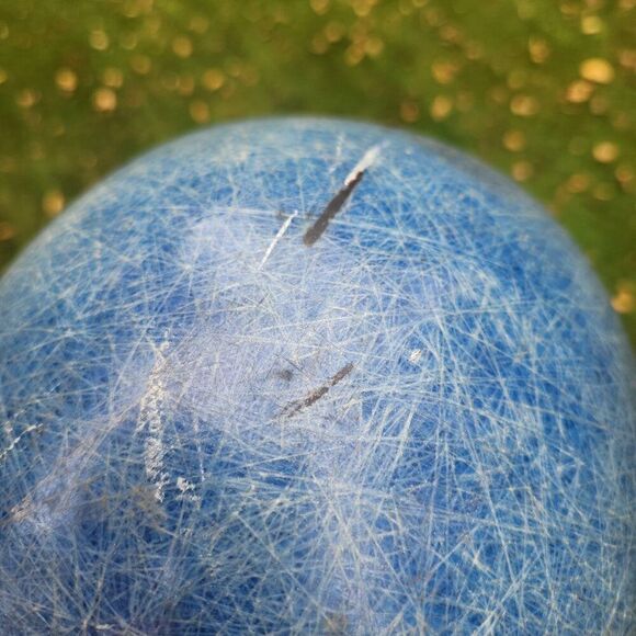 Blue Fiberglass Hard Hat Duck Bill Adjustable Liner Dockson Detroit Vintage Cap - Picture 4 of 9